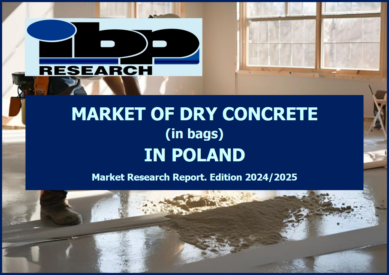 17 Market of dry concrete in bags