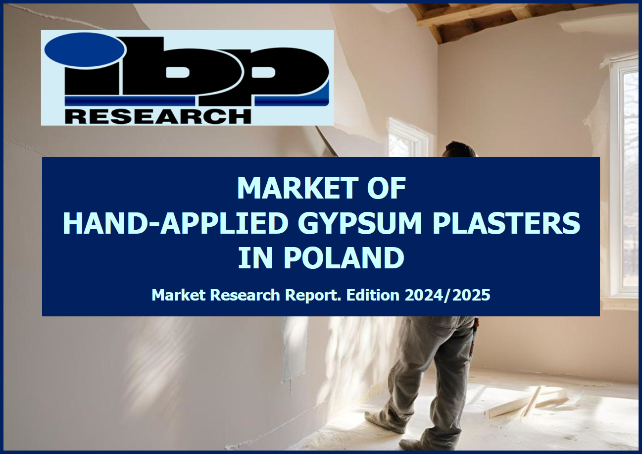 25 Market of hand applied gypsum plasters