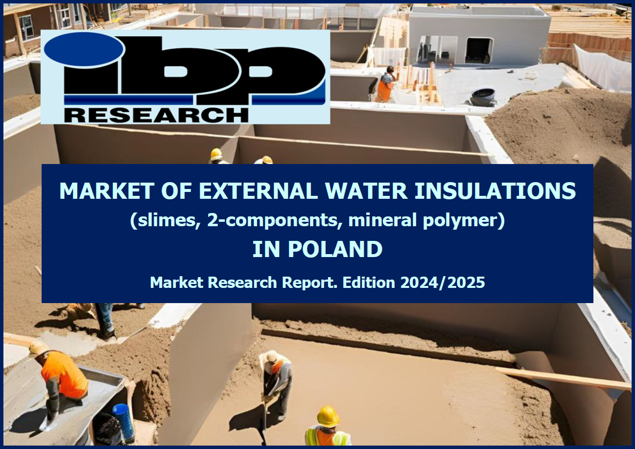 32 Market of external water insulation slimes 2 components mineral polymer