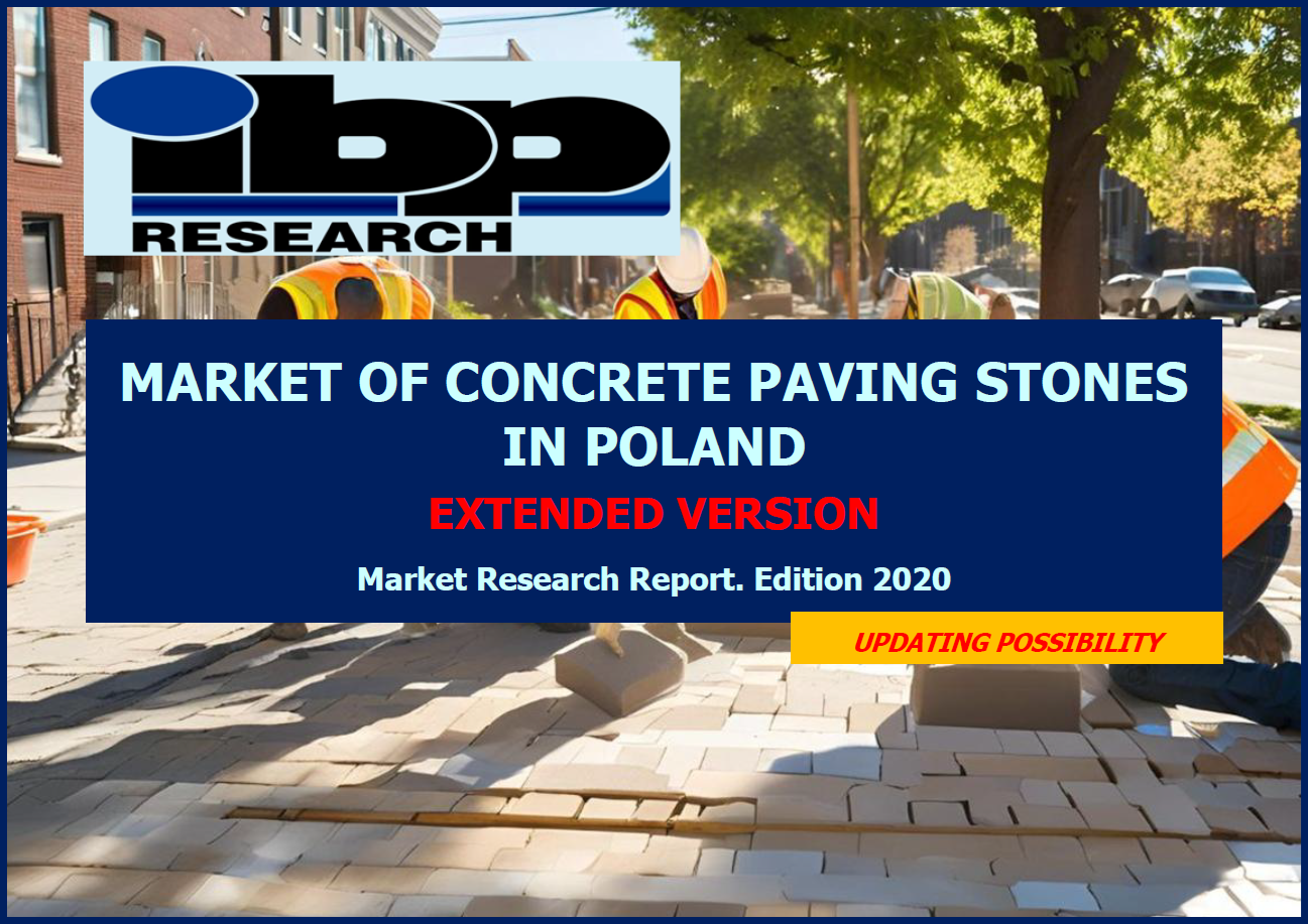 39 Market of concrete paving stones